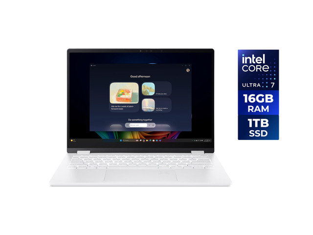 Acer Swift Edge 14 AI SFE14-51T-76TA Copilot+ PC, 14' OLED Multi-Touch, Intel Core Ultra 7 processor 256V, Intel ARC 140V Graphics, 16GB LPDDR5X,...