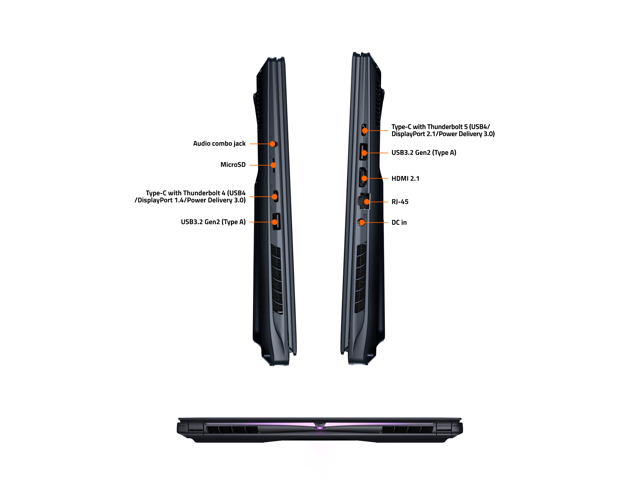 GIGABYTE - AORUS ELITE 16 Gaming Laptop - 16" 165Hz 2560x1600 WQXGA Intel Ultra 9 275HX - 2TB SSD - 32GB DDR5 RAM GeForce RTX 5070 - Gray Tide - image 11