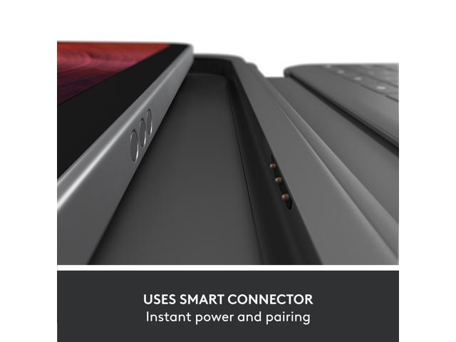Logitech - Rugged Folio Keyboard Case for Apple iPad - Latest Model A16 chip and iPad 10th Gen with Spill-proof Keyboard - Oxford Gray - image 5