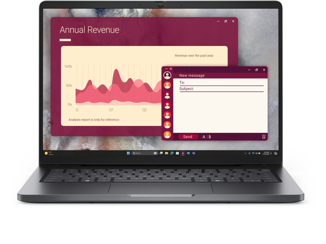 Dell 14 Laptop DC14255 14' Notebook - AMD Ryzen 5 220 - 16GB - 512GB SSD - AMD Radeon Graphics - Windows 11 Home - Wi-Fi - BT - Carbon Black - 5DTYD