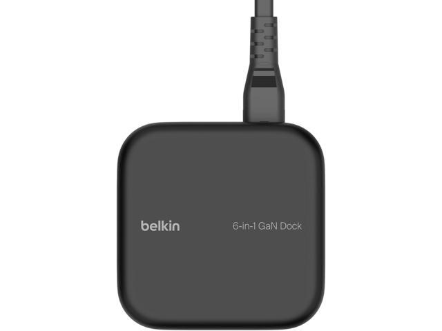 Belkin - USB-C 6-in-1 Core GaN Docking Station - Black - image 6