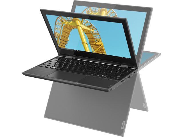 Lenovo 300e Windows 2nd Gen 81M9007WUS 11.6' Touchscreen Convertible 2 in 1 Notebook - HD - 1366 x 768 - Intel Celeron N4120 Quad-core (4 Core).