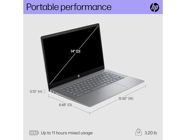 HP Chromebook Plus Chromebook Intel Core i3 N-Series 14' Chrome OS 14a-nf0050nr