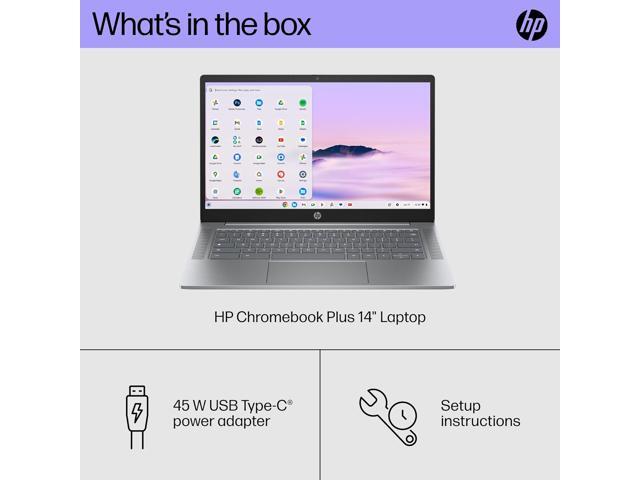 HP Chromebook Plus Chromebook Intel Core i3 N-Series 14' Chrome OS 14a-nf0050nr