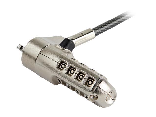 StarTech. com LTLOCKNANO 6ft (2m) Laptop Cable Lock - Nano Slot Compatible 4 Digit Combination Security Cable Lock - Serialized Anti-Theft Vinyl...