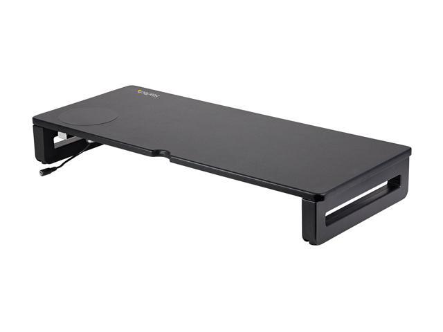 StarTech. com Monitor Riser Stand with Wireless Charging Pad - 15W Qi Charger (Fast Wireless Charge) - Height Adjustable Computer Monitor/Laptop...