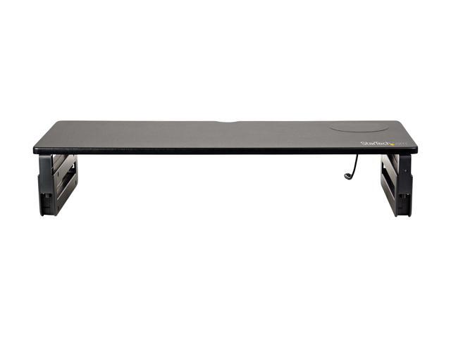 StarTech. com Monitor Riser Stand with Wireless Charging Pad - 15W Qi Charger (Fast Wireless Charge) - Height Adjustable Computer Monitor/Laptop...