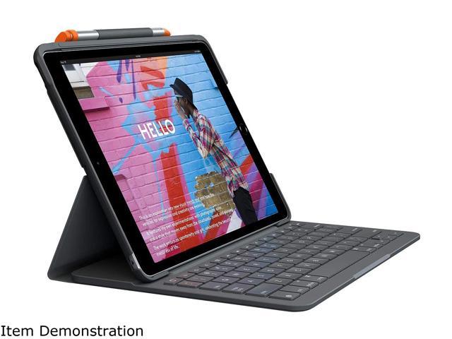 Logitech iPad Keyboard Case Slim Folio for iPad Air 3rd Gen (2019), iPad Pro 10.5 inch (2017) - Graphite (920-009482)