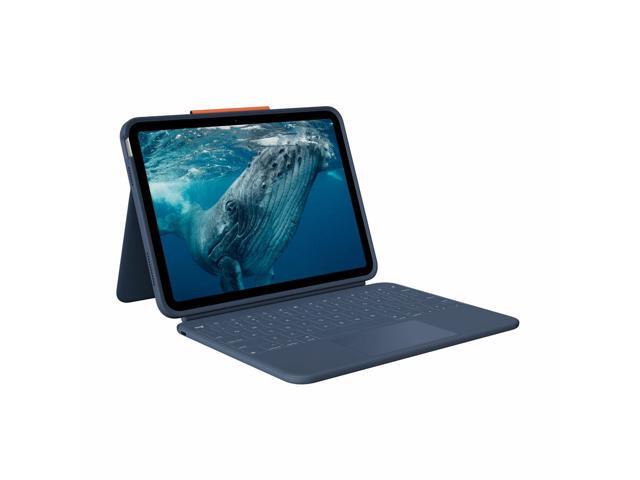 Logitech Rugged Combo 4c Touch iPad Keyboard Case iPad (10th Gen, A16) Case with Trackpad - Military-Grade Drop Protection - USB-C Port, Smart.