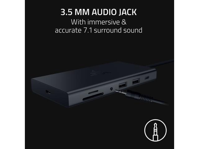 Razer - USB C Dock Station with 11 Ports for PC and Mac - Black - image 8