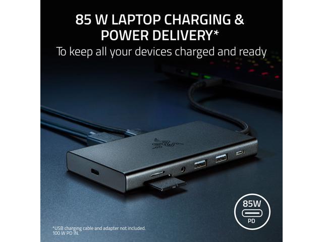 Razer - USB C Dock Station with 11 Ports for PC and Mac - Black - image 10