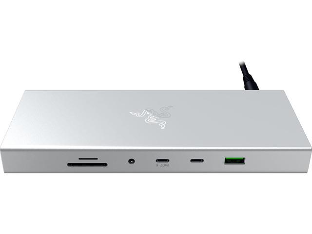 Razer - USB 4 Dock Station with 14 Ports for PC and Mac - Mercury - image 3