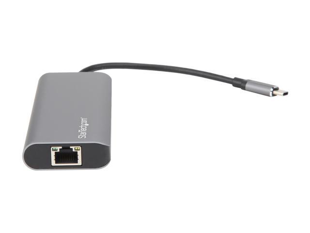 StarTech. com USB C Multiport Adapter - USB-C Travel Dock to 4K HDMI, 3 x USB 3.0 Hub, SD/SDHC, GbE, 60W PD 3.0 Pass-Through - USB...