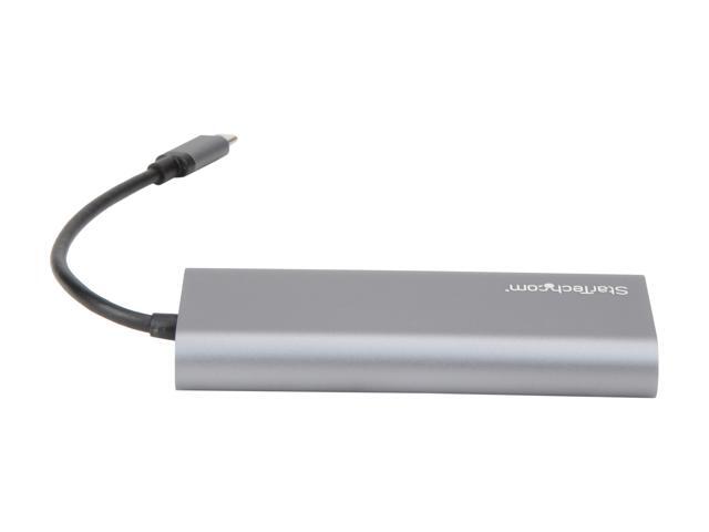 StarTech. com USB C Multiport Adapter - USB-C Travel Dock to 4K HDMI, 3 x USB 3.0 Hub, SD/SDHC, GbE, 60W PD 3.0 Pass-Through - USB...