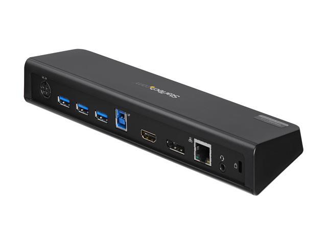 StarTech. com USB3DOCKHDPC USB 3.0 Docking Station, Windows / macOS Compatible, Supports Dual Displays, HDMI / DisplayPort or 4K Ultra HD on a...
