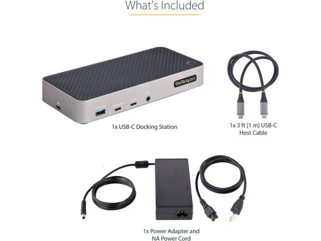 StarTech. com USB-C Triple Monitor Docking Station - Triple 4K HDMI/DP USB-C Dock - 5x USB Hub - GbE - 100W PD - Universal / Multi Monitor...