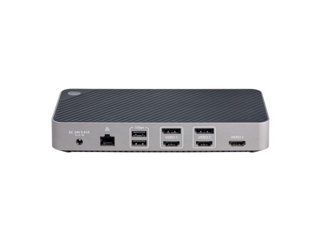 StarTech. com USB-C Triple Monitor Docking Station - Triple 4K HDMI/DP USB-C Dock - 5x USB Hub - GbE - 100W PD - Universal / Multi Monitor...