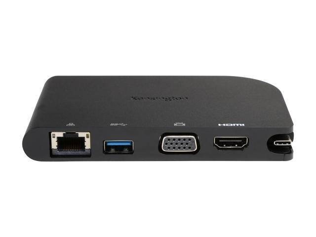 Kensington SD1500 USB-C 5Gbps Mobile Docking Station - 4K HDMI or HD VGA - Windows/Chrome/Mac