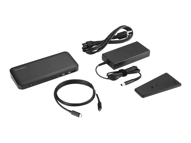 Kensington SD4840P Triple 4k Display USB-C Driverless Docking Station - 85W PD - DP++/HDMI - Windows (K33806NA)
