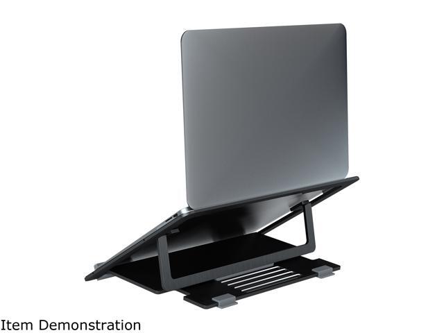CoolerMaster ErgoStand Air Black Laptop Cooler, Aluminum Alloy, Soft Rubber Padding, Ergonomic Versatility, Portable & Lightweight, Supports up to...