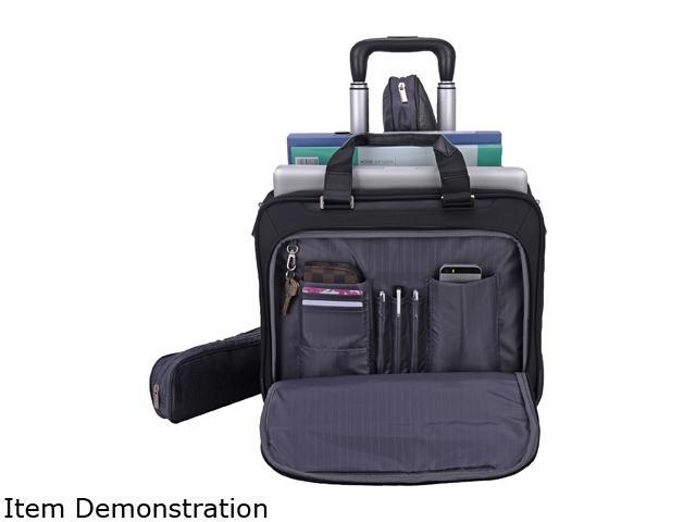 ECO STYLE Tech Exec Rolling Case for Laptops up to 16.1 inches - Black - image 4