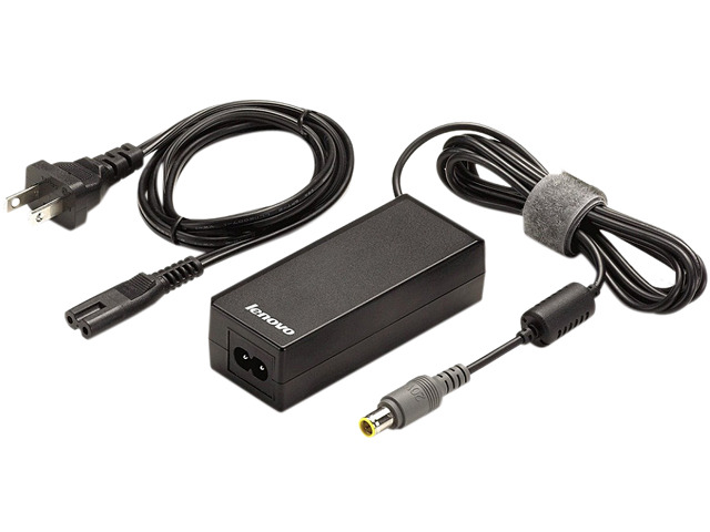ThinkPad 40Y7696 65W AC Adapter - with US/Canada/LA Line Cord (Factory sealed Lenovo retail box)