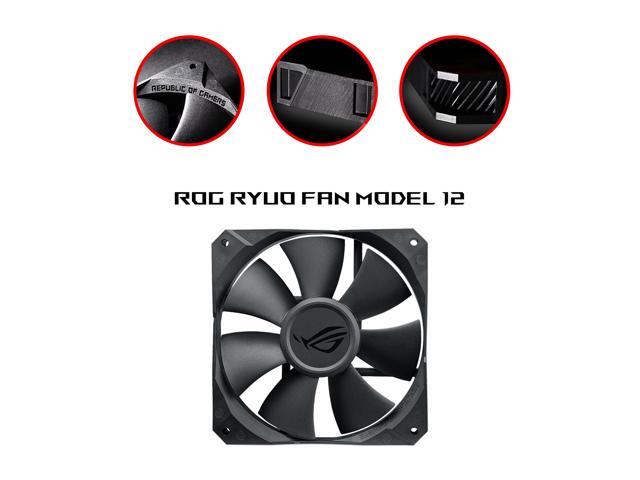 ASUS ROG Ryuo 240 RGB AIO Liquid CPU Cooler 240mm Radiator (Dual 120mm 4-pin PWM Fans) with LIVEDASH OLED Panel and FanXpert Controls,...