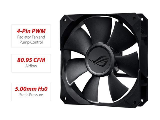ASUS ROG Strix LC 240 RGB All-in-one Liquid CPU Cooler 240mm Radiator, Intel 115x/2066 and AMD AM4/TR4 Support, Dual 120mm 4-pin PWM Addressable...