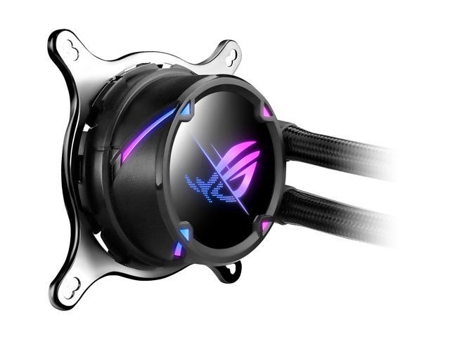 ASUS ROG Strix LC II 280 ARGB all-in-one liquid CPU cooler(AIO) with Aura Sync, AMD AM4/TR4, and Intel LGA 1150/1151/1155/1156/1200/2066 support,...