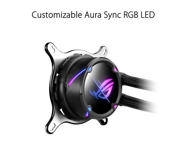 ASUS ROG Strix LC II 360 ARGB All-in-one AIO Liquid CPU Cooler 360mm Radiator, Intel LGA1700, 115x/2066 and AMD AM4/TR4 Support, Triple 120mm 4-pin...