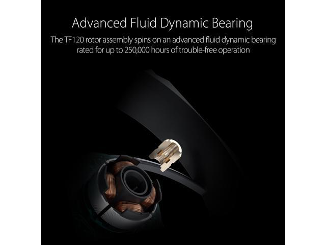 ASUS TUF Gaming TF120 ARGB Chassis Fan 3-Pin Customizable LEDs Blade, Advanced Fluid Dynamic Bearing, 120mm PWM Control, Anti-vibration Pads,...