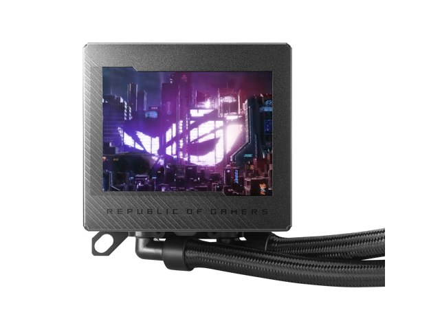 ASUS ROG Ryujin III 240 ARGB all-in-one liquid CPU cooler with 240mm radiator. Asetek 8th gen pump, 2x magnetic 120mm ARGB fans (Daisy Chain...