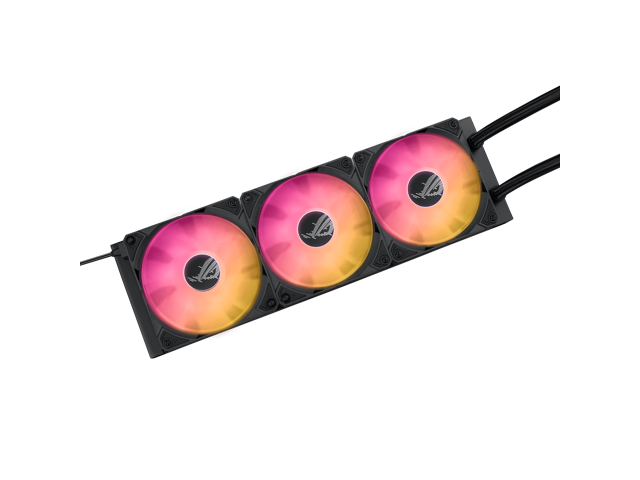 ASUS ROG Ryujin III 360 ARGB All-in-one Liquid CPU Cooler with 360mm Radiator. 3x Magnetic 120mm ARGB Fans (Daisy Chain design), 3.5' LCD Display -...