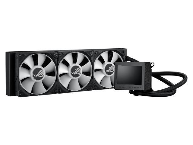 ASUS ROG Ryujin III 360 ARGB All-in-one Liquid CPU Cooler with 360mm Radiator. 3x Magnetic 120mm ARGB Fans (Daisy Chain design), 3.5' LCD Display -...