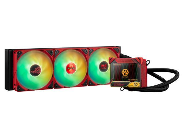 ASUS ROG Ryujin III 360 ARGB EVA-02 EDITION All-in-one Liquid CPU Cooler with 360mm Radiator. Asetek 8th Gen Pump, 3x Magnetic 120mm ARGB Fans...