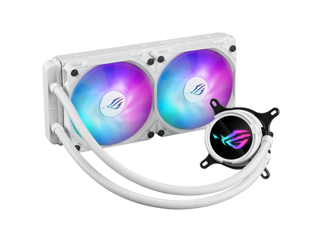 ASUS ROG STRIX LC III 240 ARGB WHT All-in-one CPU Liquid Cooler - Supports Intel LGA 1851/1700 and AMD AM5/AM4