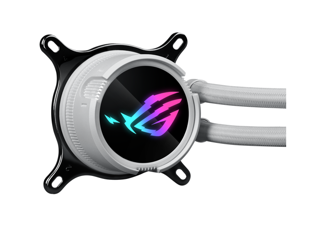 ASUS ROG STRIX LC III 240 ARGB WHT All-in-one CPU Liquid Cooler - Supports Intel LGA 1851/1700 and AMD AM5/AM4