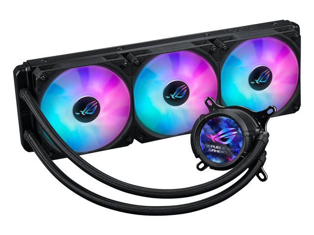 ASUS ROG STRIX LC III 360 ARGB LCD White Edition all-in-one CPU Liquid Cooler - Intel LGA 1700, 1200, 115X - AMD Socket AM4, AM5 - with 2.1' IPS...