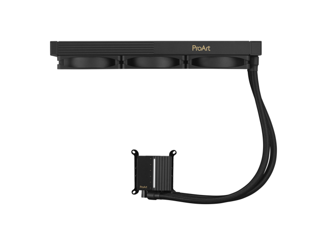 ASUS ProArt LC 360 all-in-one AIO CPU liquid cooler AMD AM4 AM5 & Intel LGA 1700, 1200, 115X support, with illuminated system status meter and...