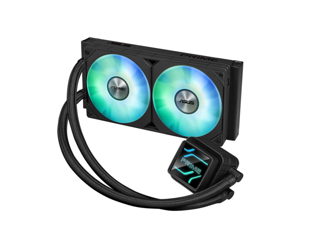 ASUS Prime LC 240 ARGB all-in-one AIO CPU liquid cooler AMD: AM5 & AM4 Intel: LGA 1851, 1700, 1200, 115x