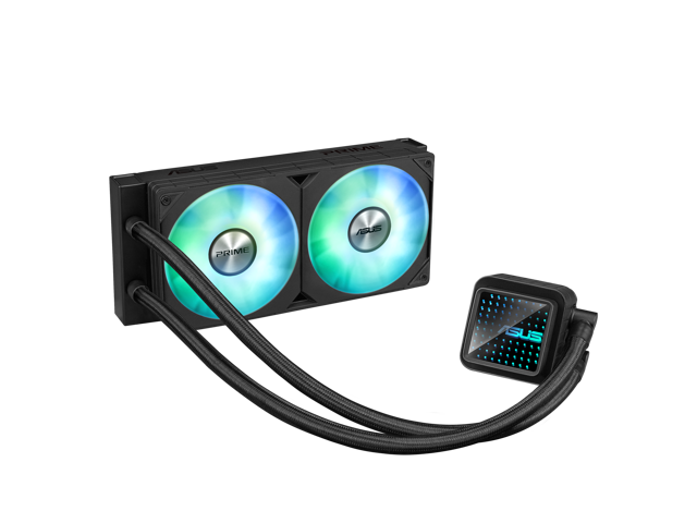 ASUS Prime LC 240 ARGB all-in-one AIO CPU liquid cooler AMD: AM5 & AM4 Intel: LGA 1851, 1700, 1200, 115x