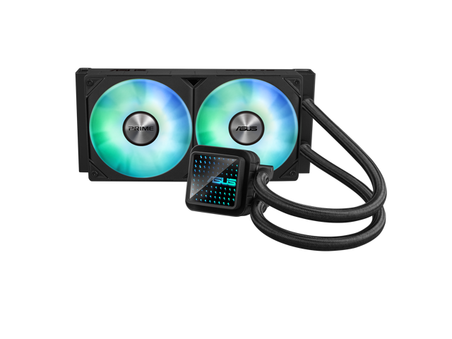 ASUS Prime LC 240 ARGB all-in-one AIO CPU liquid cooler AMD: AM5 & AM4 Intel: LGA 1851, 1700, 1200, 115x