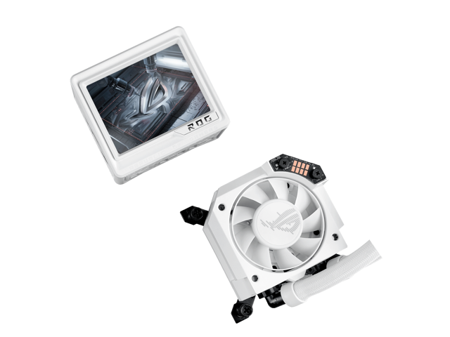 ASUS ROG RYUYJIN III 360 ARGB EXTREME White Edition all-in-one AIO CPU liquid cooler, AMD Ryzen 9000 & Intel Core Ultra Ready, Asetek Gen8 V2...
