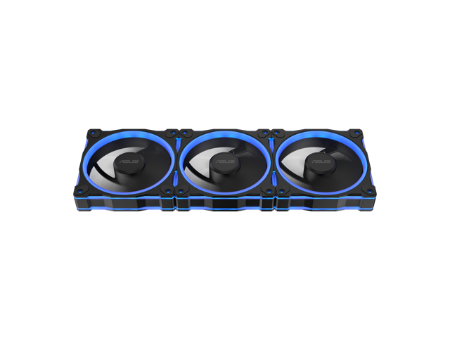ASUS Prime MR120 ARGB reverse fan black triple pack, 28mm extra-thick frame, quiet, high-performance cooling with PWM control, 20 ARGB LEDs with...