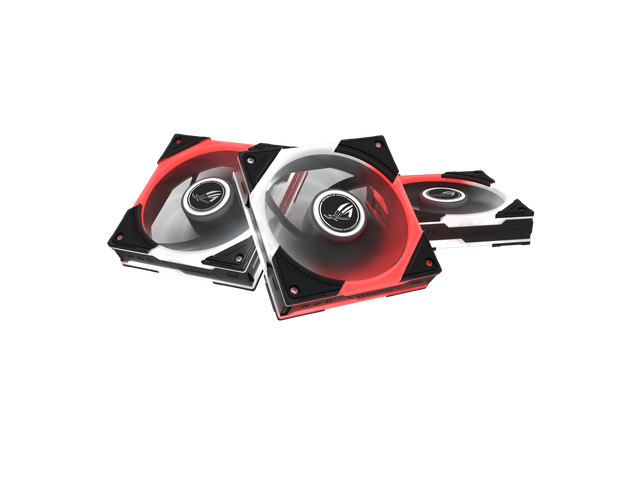 ASUS ROG Eurux GR120 ARGB PWM Fan Triple Pack 120mm PWM Fan, 2600RPM, Patented Daisy-Chain Design, Exclusive Lighting Effects and Customizations,...
