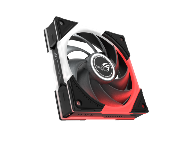 ASUS ROG Eurux GR120 ARGB PWM Fan Single Pack 120mm PWM Fan, 2600RPM, Patented Daisy-Chain Design, Exclusive Lighting Effects and Customizations