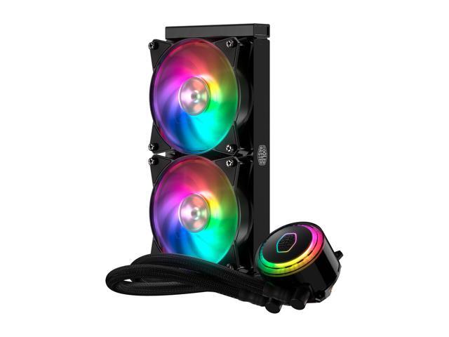 Cooler Master MasterLiquid ML240R ARGB Close-Loop AIO CPU Liquid Cooler, 240 Radiator, Dual Chamber Pump, AddressableRGB Lighting, Dual MF120R Fans...
