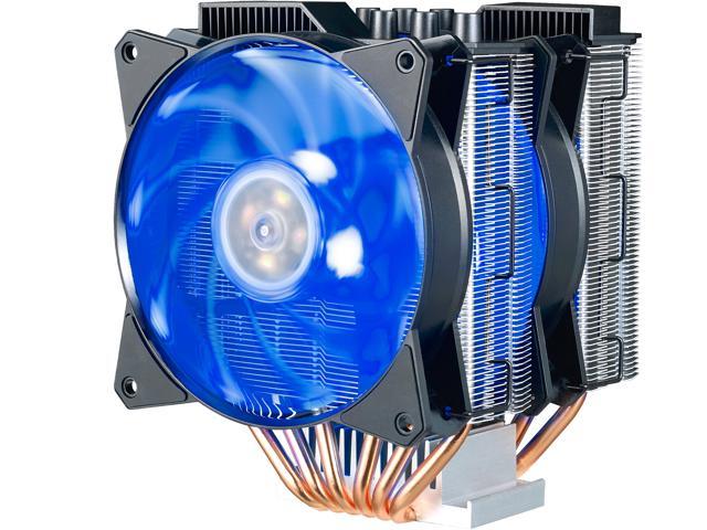 Cooler Master MA620P Twin Tower RGB CPU Air Cooler, 6 CDC Heatpipes, Dual 120mm RGB MasterFan