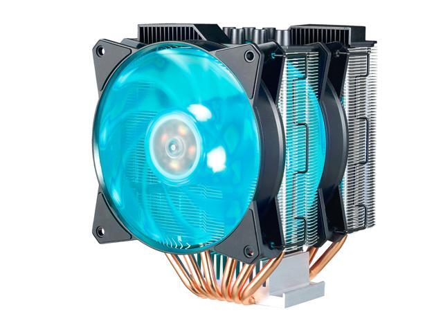 Cooler Master MA620P Twin Tower RGB CPU Air Cooler, 6 CDC Heatpipes, Dual 120mm RGB MasterFan