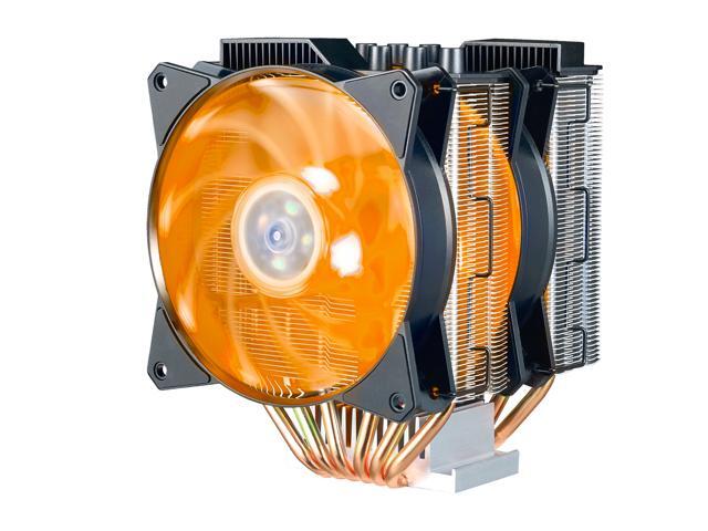 Cooler Master MA620P Twin Tower RGB CPU Air Cooler, 6 CDC Heatpipes, Dual 120mm RGB MasterFan